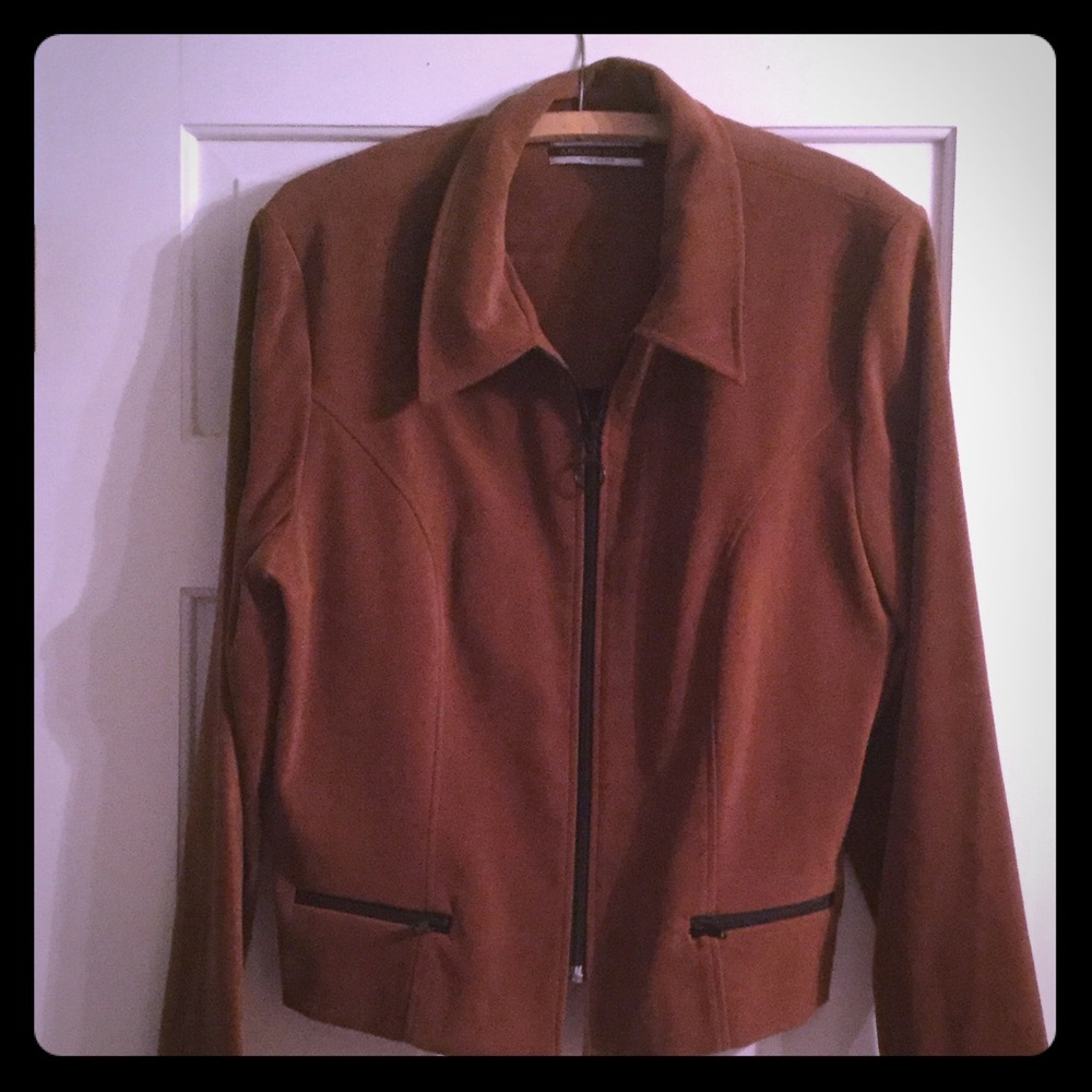 Suede feel jacket